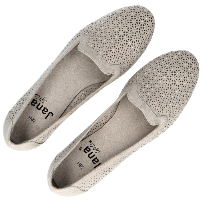 Półbuty Jana 8-24265-24 204 Light Grey