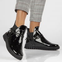 Skórzane botki Filippo DBT3929/22 BK czarne