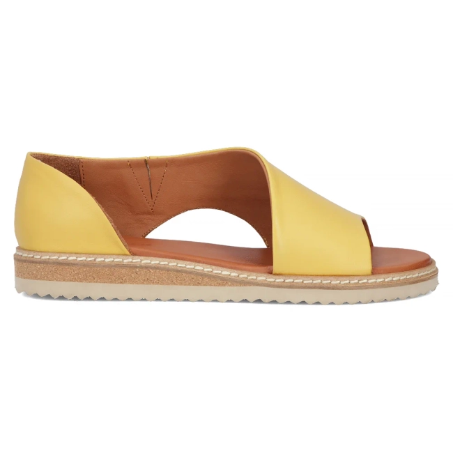 Leather sandals Artiker 46C1015 żółte