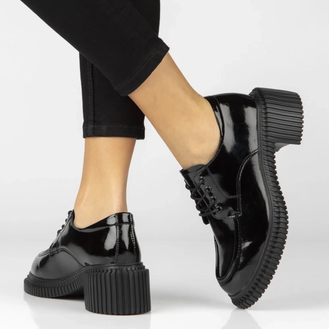 Leather shoes Filippo DP8110/26 BK black