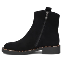 Skórzane botki Filippo DBT8159/26 BK LEO czarne