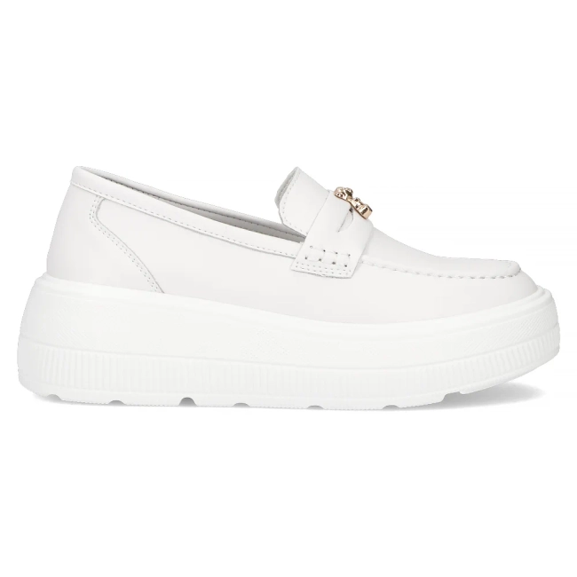 Leather shoes Filippo DP6844/25 WH white