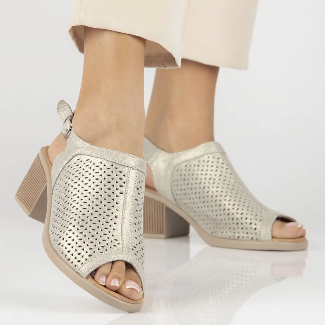 Leather sandals Filippo DS4475/25 GO gold