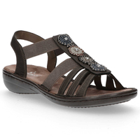 Sandals Rieker 608G9-45 Grey