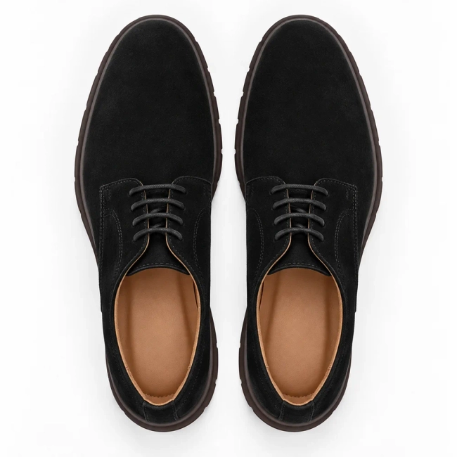 Leather shoes Filippo MP8010/26 BK SU black