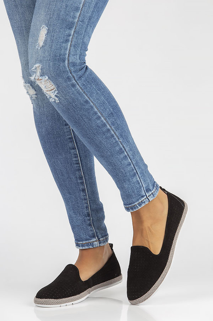 Leather shoes Filippo DP081/22 BK black