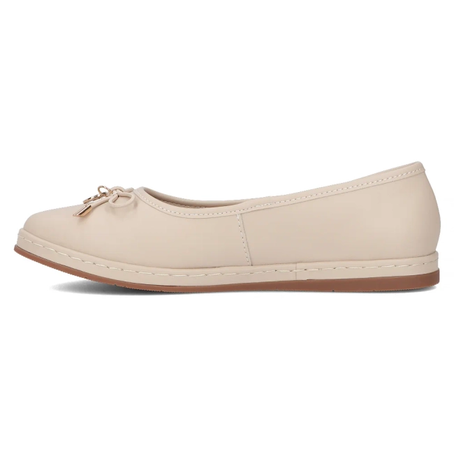 Leather ballerinas Filippo DP6856/25 BE beige