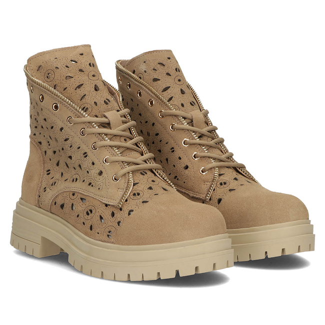 Leather Filippo boots DBT3716/22 BE beige