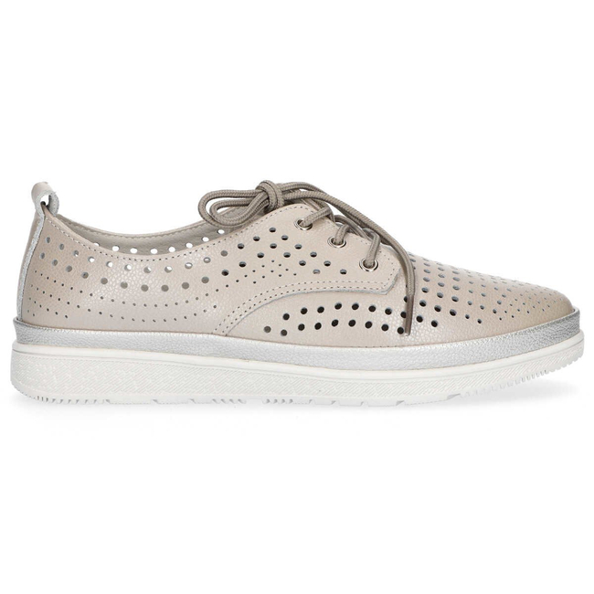 Leather shoes Filippo DP1401/20 SI Silver
