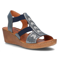 Leather sandals Artiker 46C2391 blue