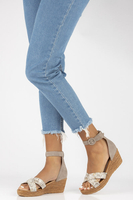 Leather sandals Filippo 04565-04/00-5 gold beige