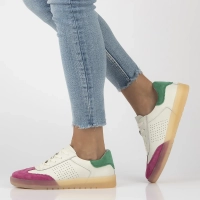 Leather sneakers Filippo DP6745/25 FH GE white pink