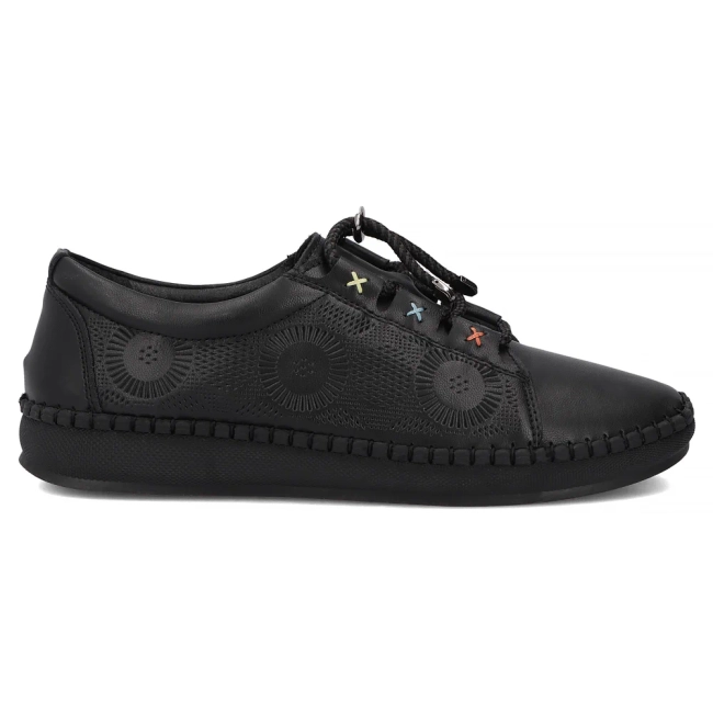 Leather shoes Filippo DP7665/26 BK black