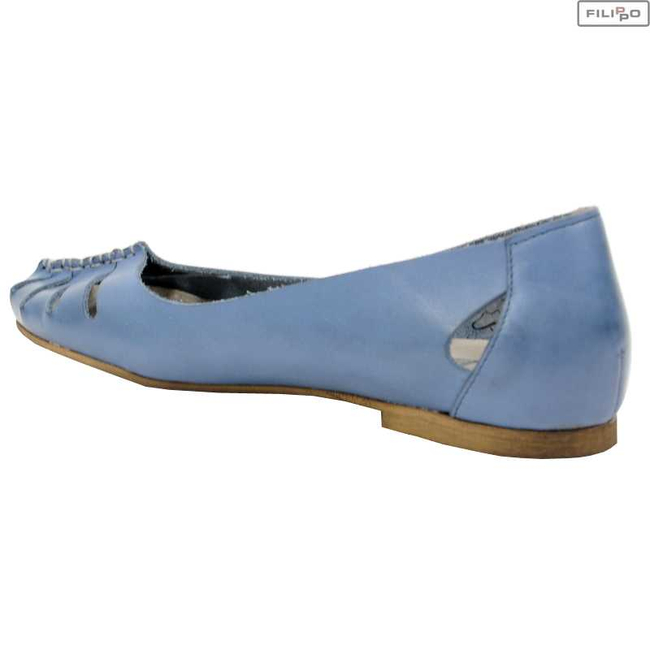 Baleriny LEMAR 10009 bf.niebieski 8022756