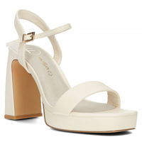 Sandały na obcasie Filippo DS4659/23 BE beżowe