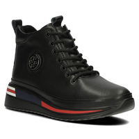 Leather sneakers DBT4215/22 BK black