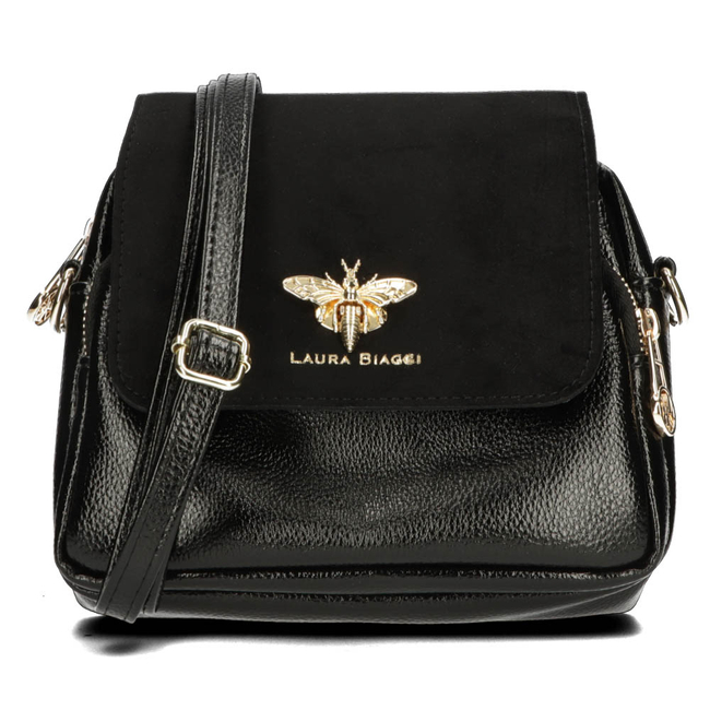 Handbag Messenger Bag Laura Biaggi JS-247 black