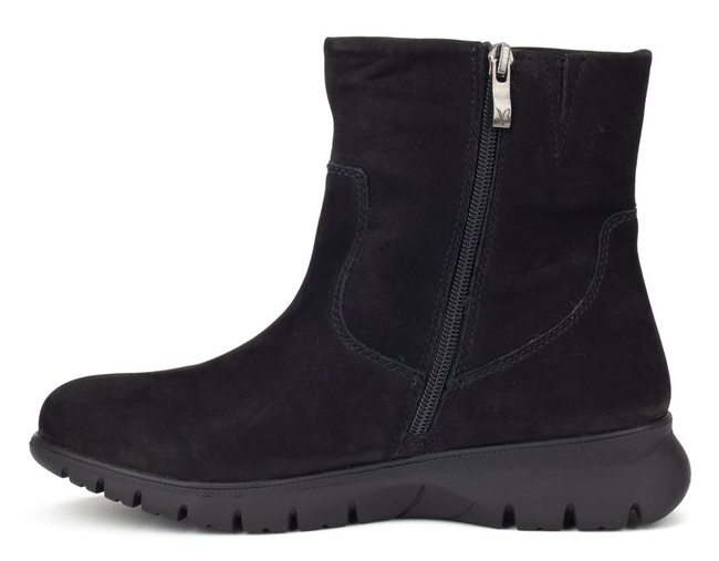 Botki Caprice 9-26424-23 008 Black Nubuc