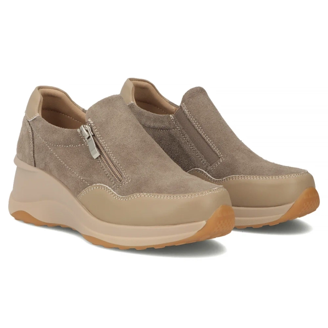 Leather shoes Filippo DP6473/25 BE beige