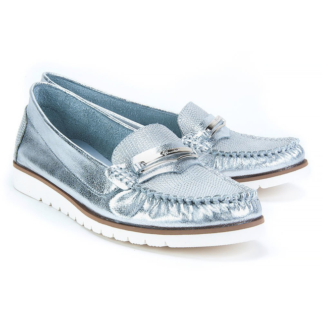 Moccasins Lemar 10051 Krysztalki J.Sr + Roma B/Sr