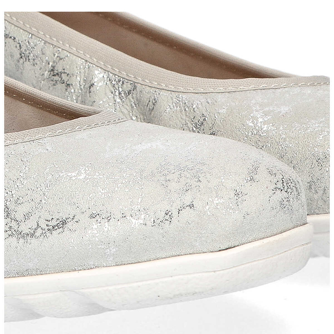 Ballerina Caprice 9-22161-24 245 Lt Grey Foil