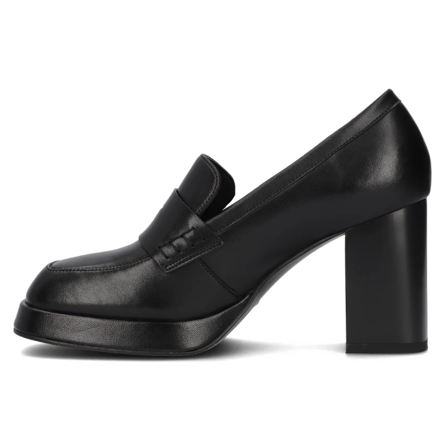 Leather shoes Filippo DP6172/24 BK black