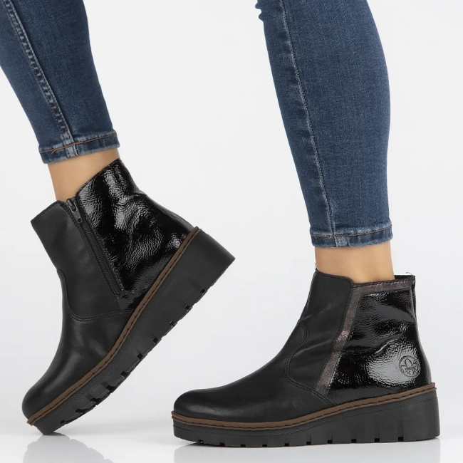 Ankle boots Rieker X9150-00 Black