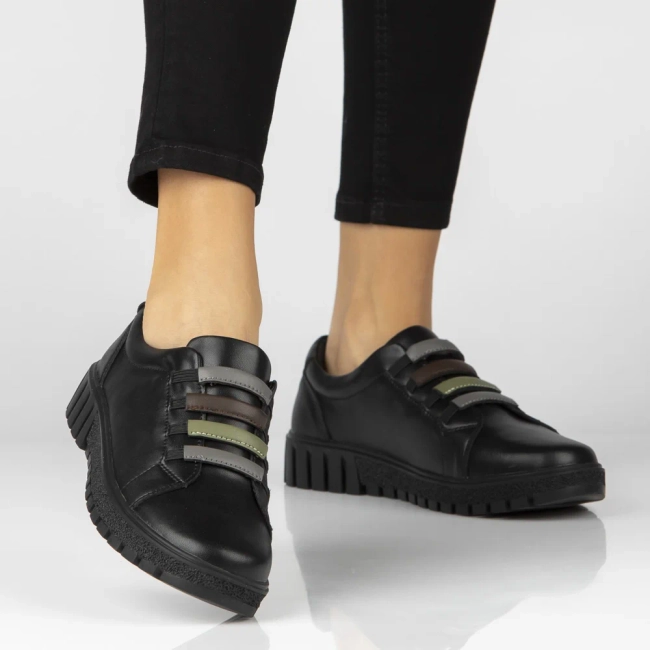 Leather shoes Filippo DP8117/26 BK black