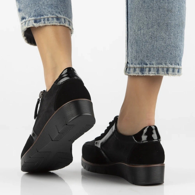 Leather shoes Filippo DP4912/25 BK black