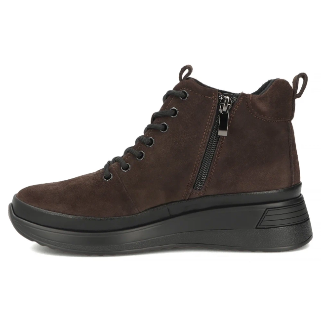 Leather platform ankle boots Filippo DBT4215/26 D BR brown