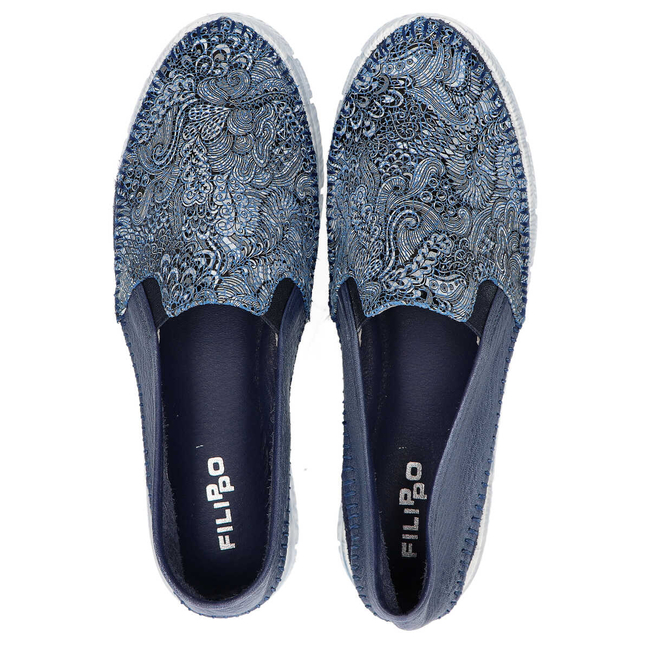 Shoes Filippo 03512-25/00-0 GR+PATTERNS