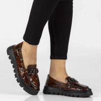 Leather shoes Filippo DP8004/26 BR brown