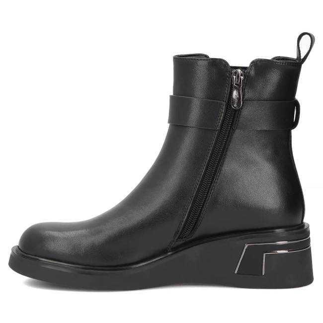 Leather ankle boots Filippo DBT8049/26 BK black