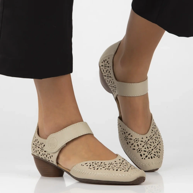 Leather shoes Filippo 43750-62 beige