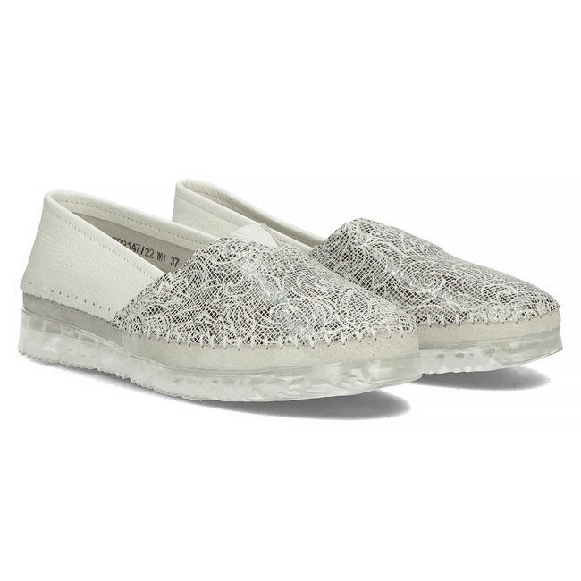 Leather shoes Filippo DP2147/22 WH white