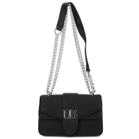Black shoulder bag luxe
