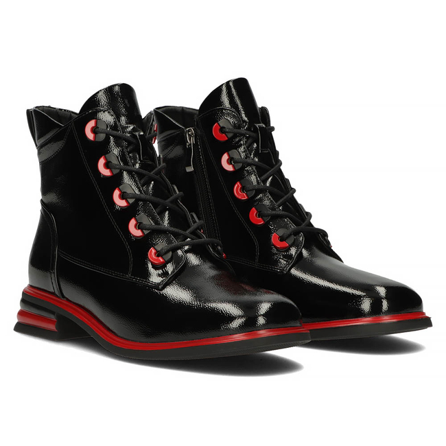 Leather boots Filippo DBT4114/22 BK black