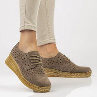 Leather shoes Filippo DP2162/21 SD brown