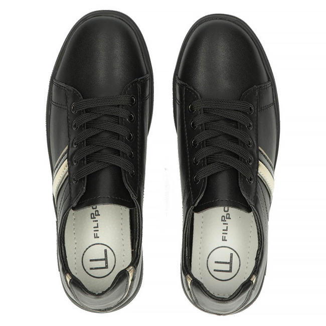 Leather shoes Filippo DP4522/23 BK black