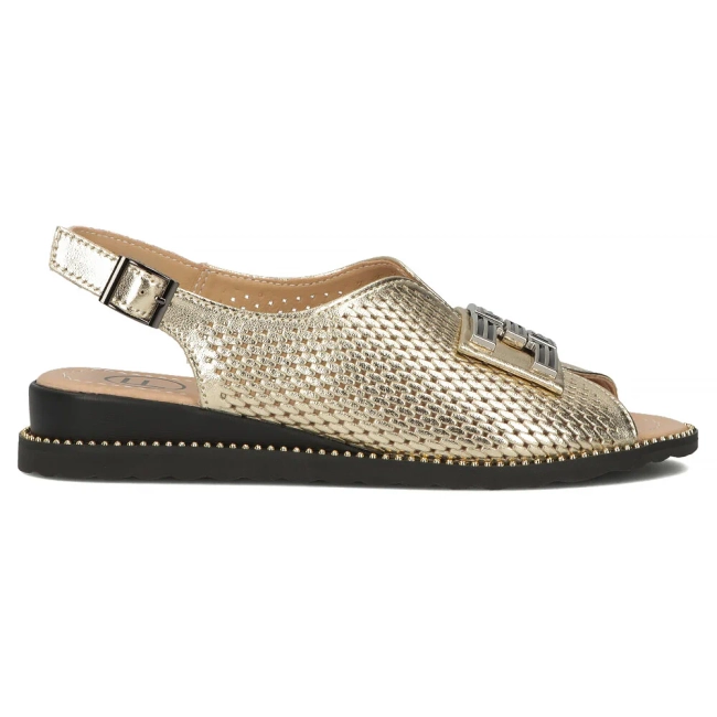 Leather sandals Filippo DS6032/25 GO gold