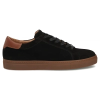 Skórzane sneakersy Filippo MP8273/26 BK czarne