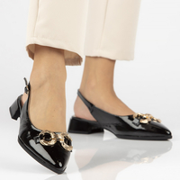 Leather shoes Filippo DP3745/22 BK black