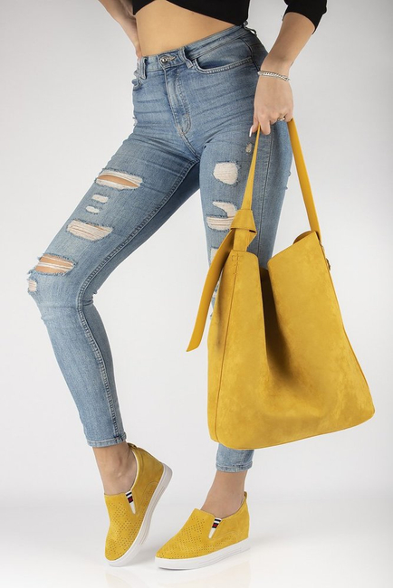 Leather shoes Filippo DP1356/21 YL yellow