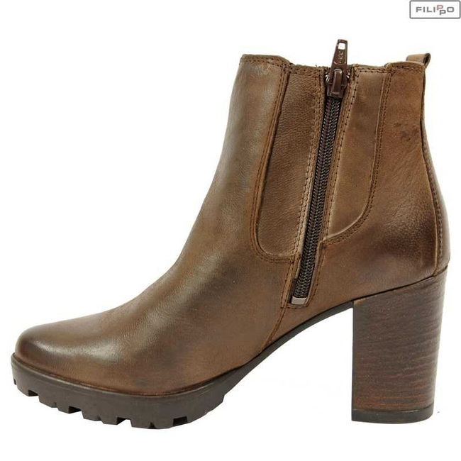 Ankle boots MARCO TOZZI 2/2-25462/25 cafe antic 8021334