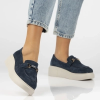 Leather shoes Filippo DP6809/25 NV navy