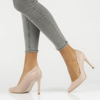 Leather pumps Bravo Moda 1373 powder pink