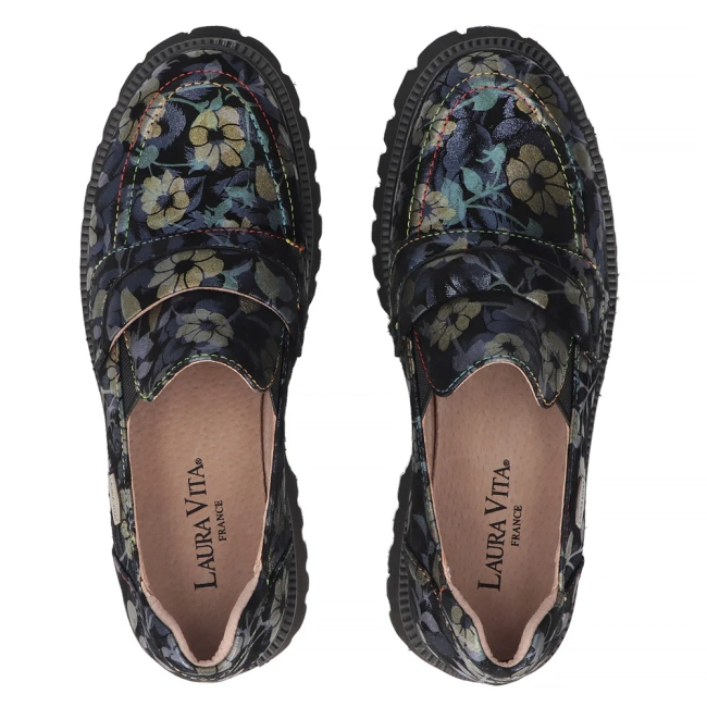 Leather shoes Laura Vita ifcigo 43 blue