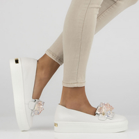 Leather shoes Filippo DP4520/23 WH white