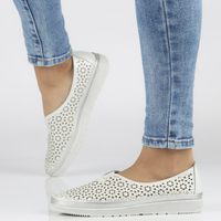 Półbuty Filippo DP1400/20 WH białe