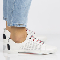 Leather shoes Filippo DP008/21 WH white